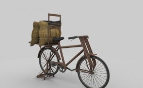 自行车C4D模型 Bicycle 3d model
