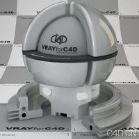 vray for c4d材质：Glas Opak White 001