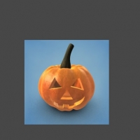 万圣节南瓜C4D模型 Halloween-Pumpkin