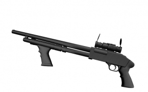 霰弹枪C4D模型 Shotgun-01
