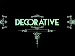C4D欧式花边生长动画工程 花框生长动画 Decoration Frame one