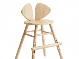 老鼠餐椅Nofred儿童高脚椅3D模型素材下载Mouse Junior Dining High Chair by Nofred