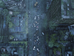 战后城市废墟