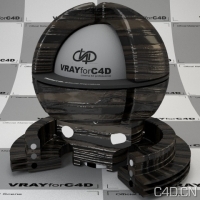 vray for c4d材质：Varnished Artcoating