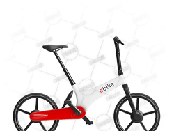 电动自行车C4D模型下载electric_bike