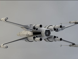 星球大战X翼战机T-70动画模型 Star Wars The Force Awakens T-70 X-Wing