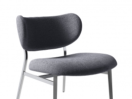 Bonaldo设计师休闲椅3D模型素材下载Noor Lounge Chair by Bonaldo