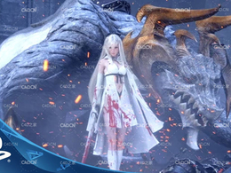 60套C4D动作角色扮演类游戏《龙背上的骑兵3（DRAKENGARD 3）》模型合集 1