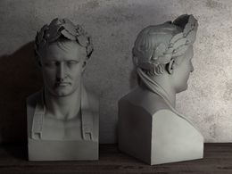 C4D人像雕塑 拿破仑塑像 拿破仑石像雕塑 Napoleon Sculpture