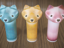 C4D Arnold Renderer雪貂陶瓷摆件工艺品模型 CERAMIC SHADERS 3 FERRETS