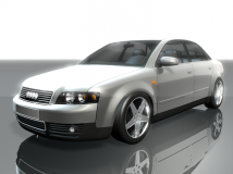 C4D汽车模型：奥迪A4 Audi