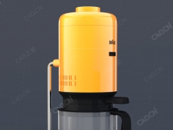 博朗咖啡机C4D模型braun ks-20 coffee maker