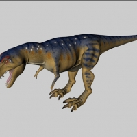 恐龙3D模型：暴龙变种 Tyrannosaurus variant