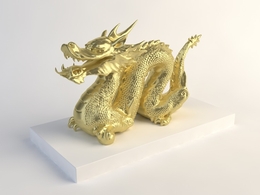 C4D黄金材质 cinema 4d gold material