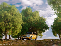 C4D写实场景文件（OC渲染器）