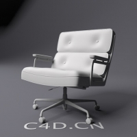 老板椅3D模型 armchair 017