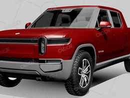 美国Rivian-r1t电动探险车2018款C4D汽车模型下载
