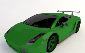 兰博基尼跑车C4D工程