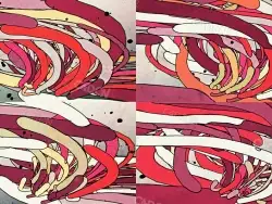 素描卡通蠕虫游行动画worm parade