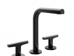 三孔面盆龙头豪华卫浴龙头3D模型素材下载Sailing 3-Hole Washbasin Mixer by Fantini