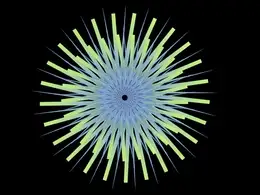 C4D克隆的圆形工程 snowflake shape