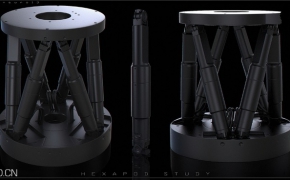 六足机甲机器3D模型 Gumroad – Hexapod Kitbash 3D Part