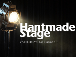 C4D舞台灯光探照灯插件预设 Hantmade Stage V2.0 Build 290 For Cinema 4D