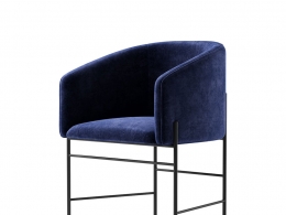 考文特座椅 (休闲椅)3D模型素材下载Covent Chair by New Works