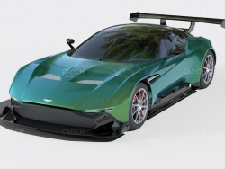阿斯顿马丁赛道专用跑车C4D模型Aston Martin Vulcan