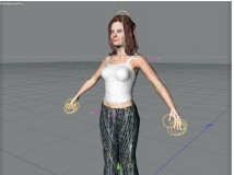 人物绑定模型-D3D-30