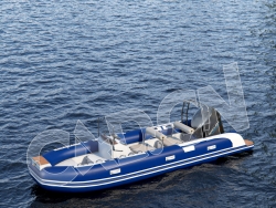 C4D橡皮艇皮划艇充气船冲锋舟气垫船 Rubber boat 3d model