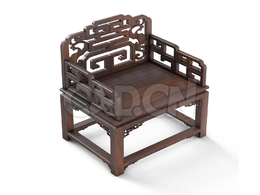 明清风格福寿纹扶手椅中式古典家具