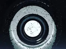 C4D外星球太空连线发光圆球创意工程 CLIPSCAPE