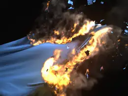 布料燃烧x-particles+cycles4d ClothFX Burning Infection