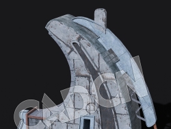 C4D科幻金属造型建筑模型 KB3D_HEM_Building Part_A_grp