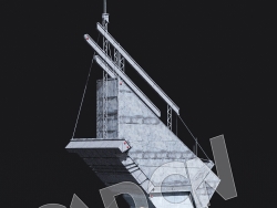 C4D金属科幻外星防御基地蒸汽朋克建筑模型 KB3D_HEM_BldgSM_G_grp