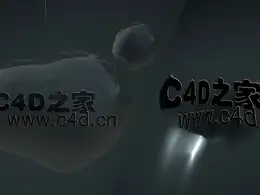 C4D液体水滴LOGO动画工程文件 DropLet C4D Project