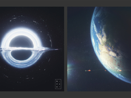 9大行星黑洞星球C4D模型工程 The Deep Void Collection PLANET PACK