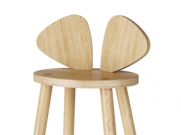 橡木老鼠椅(2-5岁)Nofred儿童椅3D模型素材下载Mouse Chair Oak (2-5 Years) by Nofred