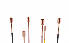 铜烛台C4D模型 Copper Candle Holders by Jansen+Co