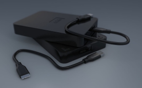 西部数据（WD）移动硬盘C4D模型 WD mobile hard disk