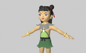 动画形象：哪吒三太子C4D模型