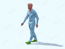 低面多边形男人 Man 1