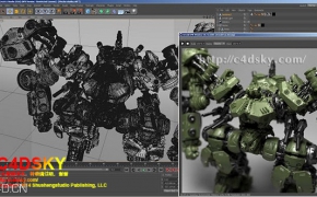 C4D插件：逼真照片级阿诺德渲染器插件SolidAngle C4DtoA v1.0.6.0 Build 4.2.9.0 f...