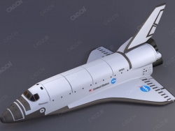 航天飞机C4D模型the space shuttle