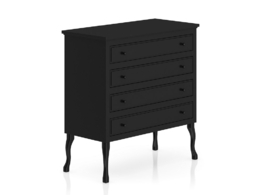 梳妆柜C4D模型下载dresser