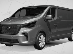 日产nv300面包车2021款C4D汽车模型下载