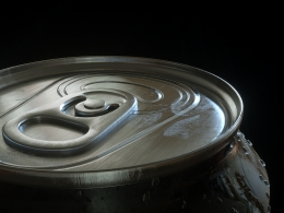 C4D Octane零度可口可乐易拉罐水珠模型工程