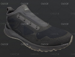 美国的健身品牌锐步REEBOK运动鞋C4D模型 sports shoes