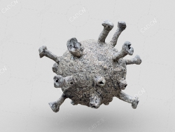 石化病毒雕塑virus sculpture